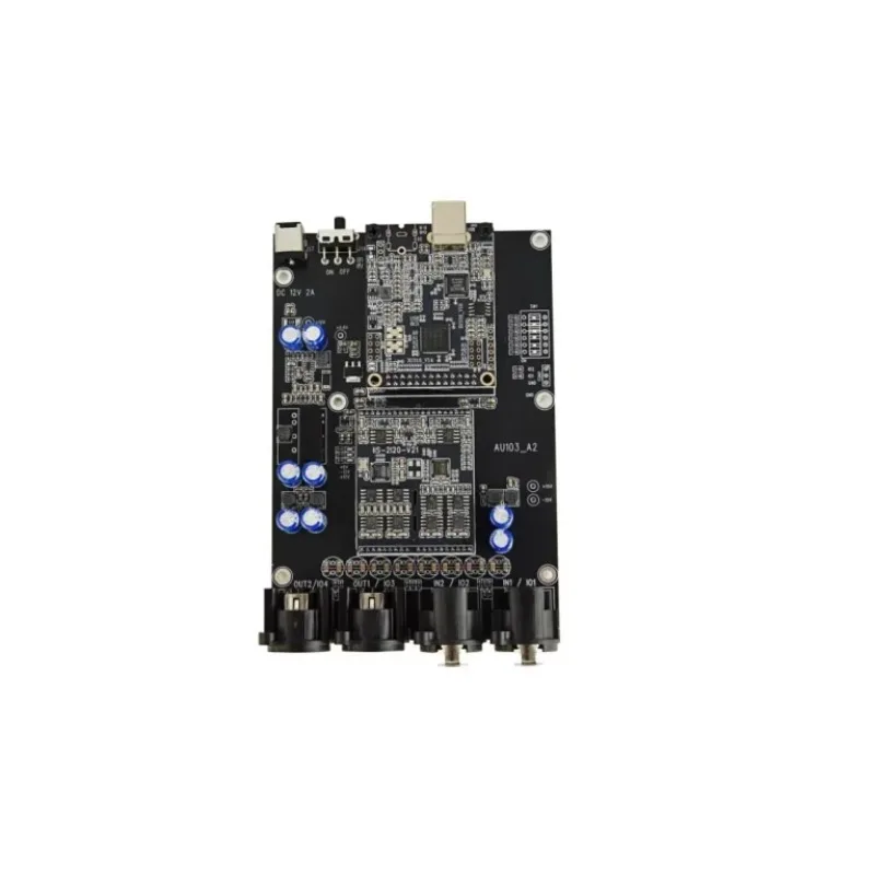 USB ASIO Sound Card Acquisition Card XMOS 2-channel Recording Playback Indicator Measurement ES9018 ES9822