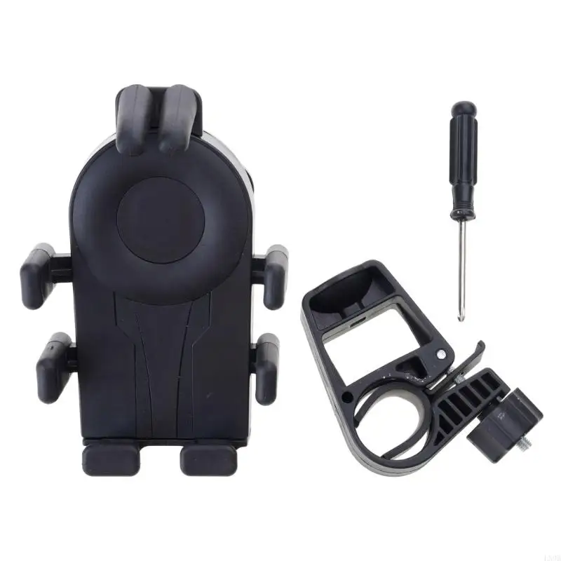  Motorcycle Phone Holder Bicycles Phone Holder Mount Adjustable Bracket For 4.7-7inch Mobile Device