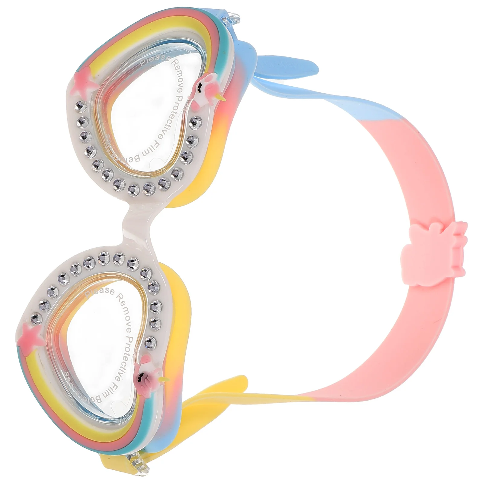 

High-definition Waterproof and Anti-fog Goggles (candy Color) Kids Swim Eyewear Boy 13x5cm for 6-14 Baby Toddler