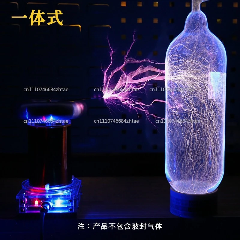 AC110-240V SSTC Music Tesla Coil DIY Finished High Frequency Generator 250W Arc Length 20cm Ignition Lightning Model