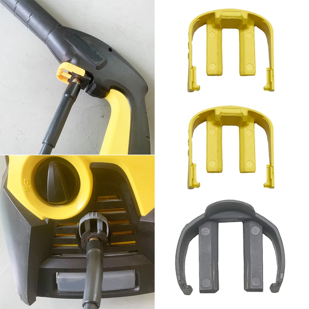 3Pcs C Clips Hose Clamp Yellow Connector Replace For Karcher K2 K3-7 Car Pressure Power Washer Trigger Household Cleaning Tools