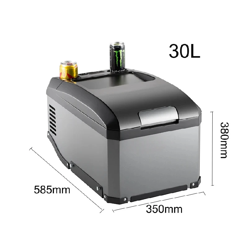 Premium 30L Portable Car Fridge Freezer Compressor 12V 24V 110 240V Truck RV Yacht SUV Camping Parts
