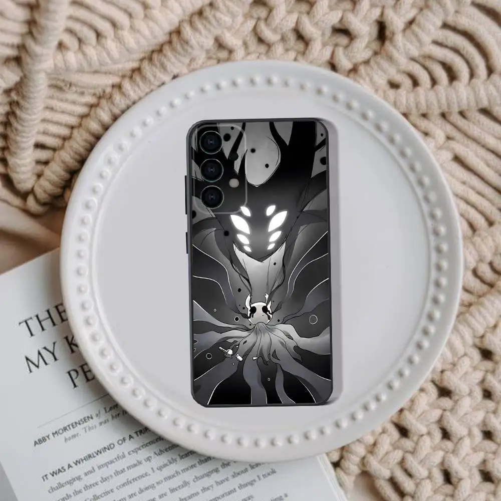 Casing Ponsel Game Hot H-Hollow K-Knight untuk Samsung Galaxy A 91,80,73,72,71,53,52,51,22,5G Sampul Hitam Lembut Tahan Benturan