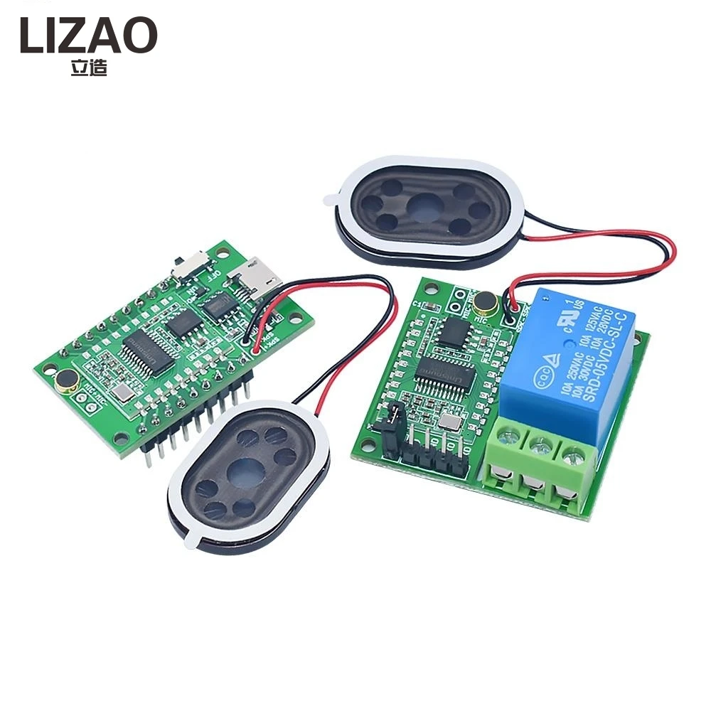 LIZAO AI Intelligent Voice Control Board, Offline Voice Recognition Switch Module, Low Power Voice Detection Development Module