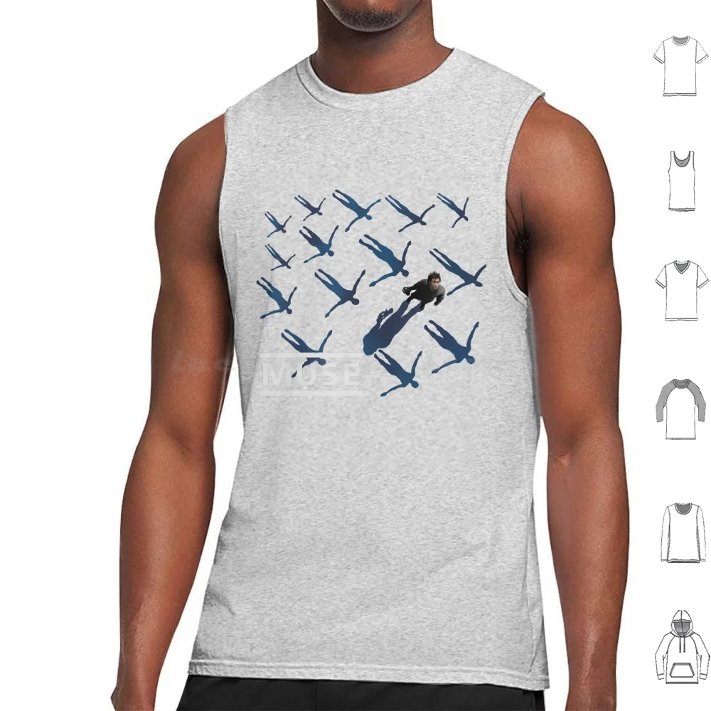 Muse Absolution Tank Tops Vest Sleeveless Muse Alternative English British Band Absolution Album Shadows