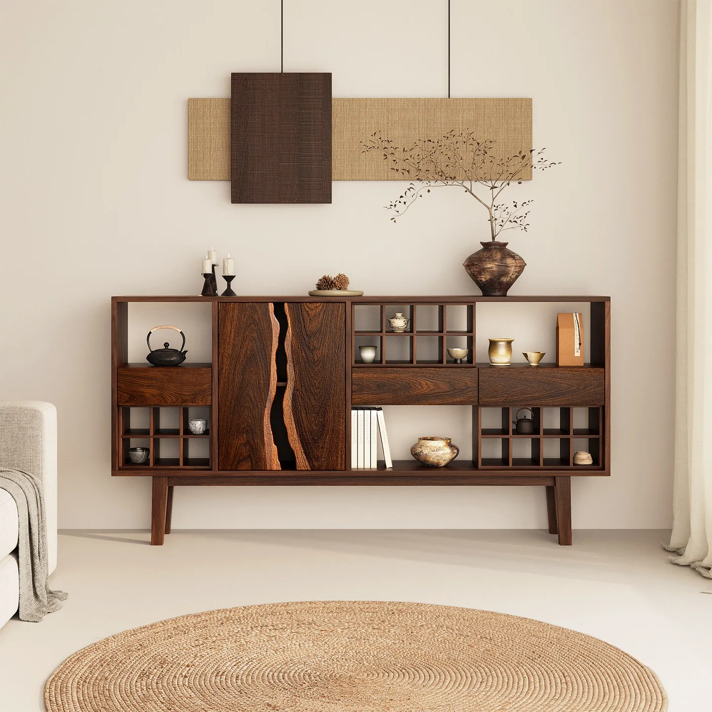 Aesthetic Salon Living Room Cabinet Trendy Service Ergonomic Cabinets Entertainment Lazy Replica Vitrina Postmodern Furniture