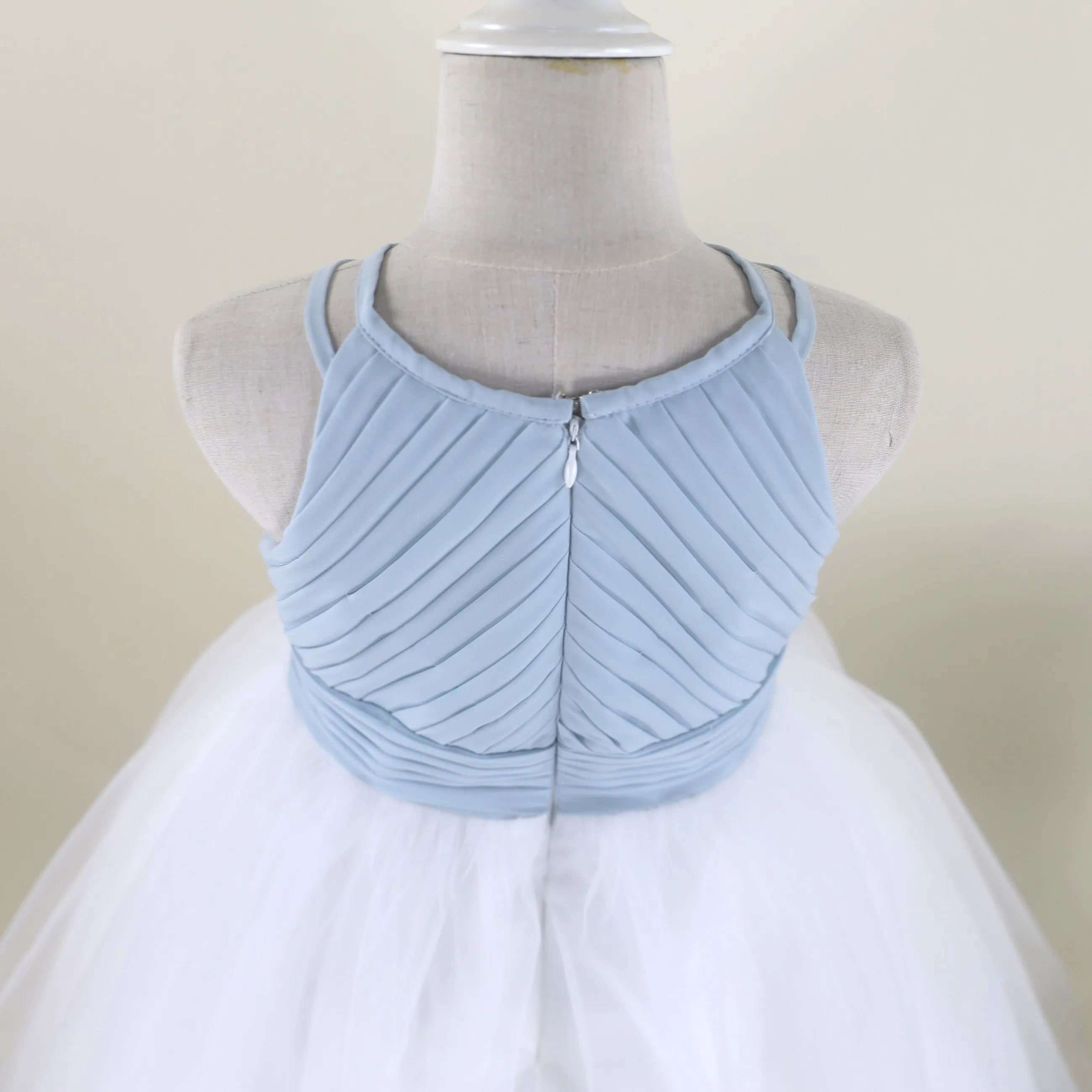 Ball-Gown/Prinses Bloem Meisje Jurk Coffion Tule Kinderen 'S Eerste Communie Jurk Baby Meisjes Wedding Party Dress 2-14