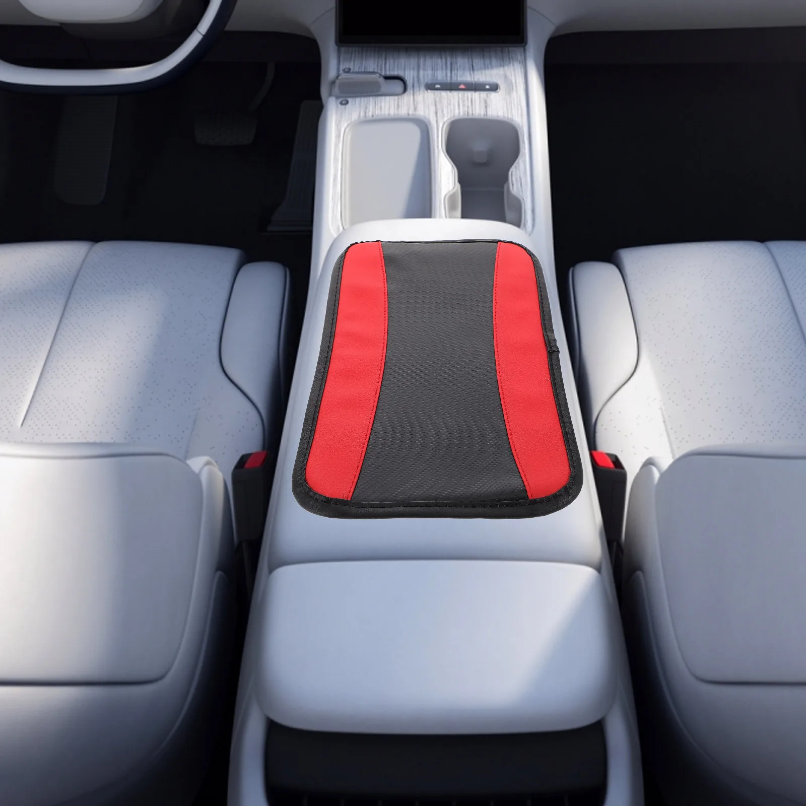 

Breathable Non- Car Center Console Armrest Cover PU Cushion For Car Interior Accessories