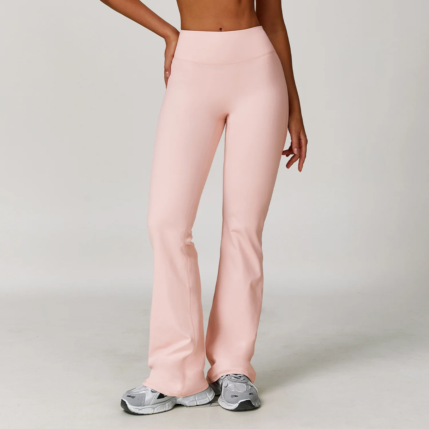 

Wide Leg Pants Women Bell-bottoms High Waist Yoga Leggings High Stretchy Butt Lifting Breathable Sports Pants Women Gym Leggings