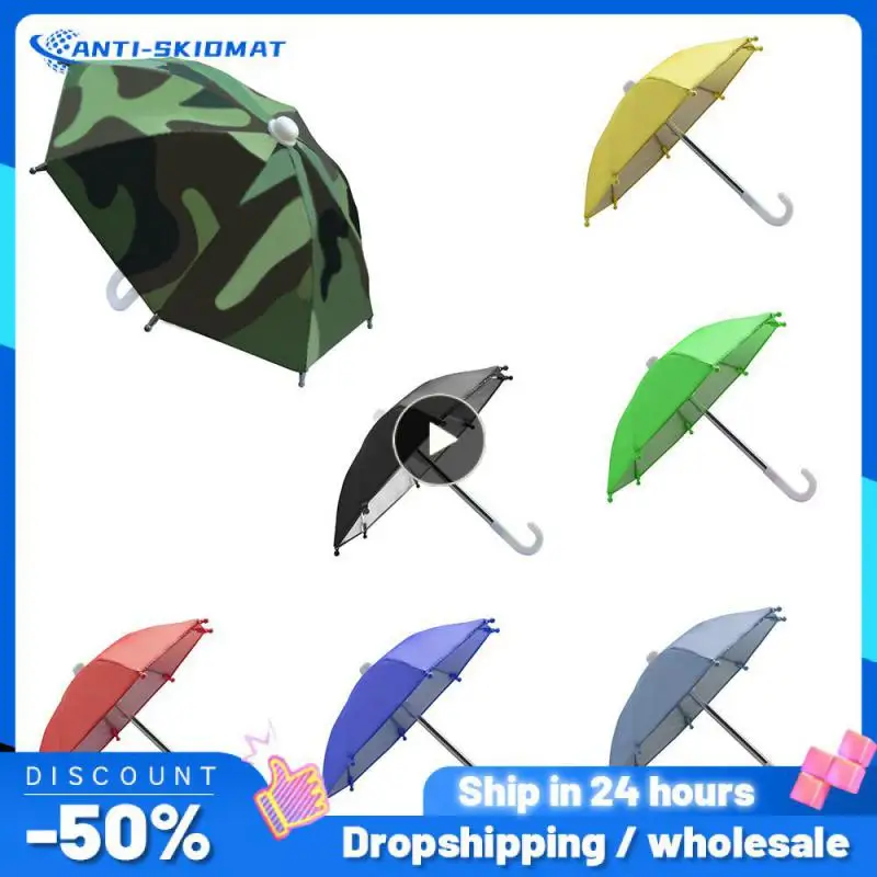 Anti-uv Rain-proof Polyester Mobile Phone Umbrella 43 G Anti-permeability Waterproof Cute Craft Ultraviolet Rays Block Polyester