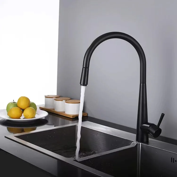 

Kitchen Sink Pull out Telescopic Rotating Faucet for Cold And Hot Water Multifunctional Kitchen Sink Faucet