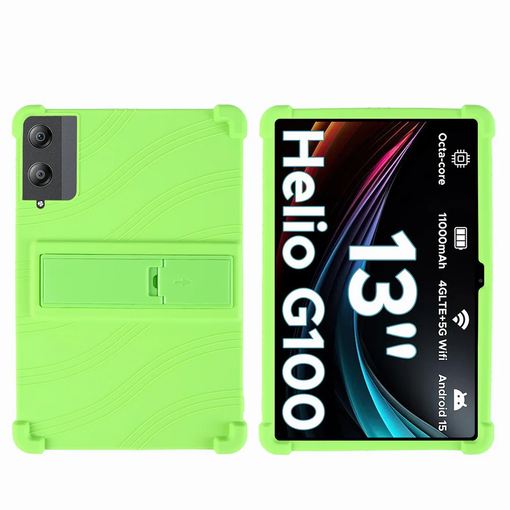 

Silicone Case Funda Holder Cover For DOOGEE Tab E3 Pro 13 inch 2025 Tablet Android Cases For DOOGEE Tab G6 11inch Tab Protective