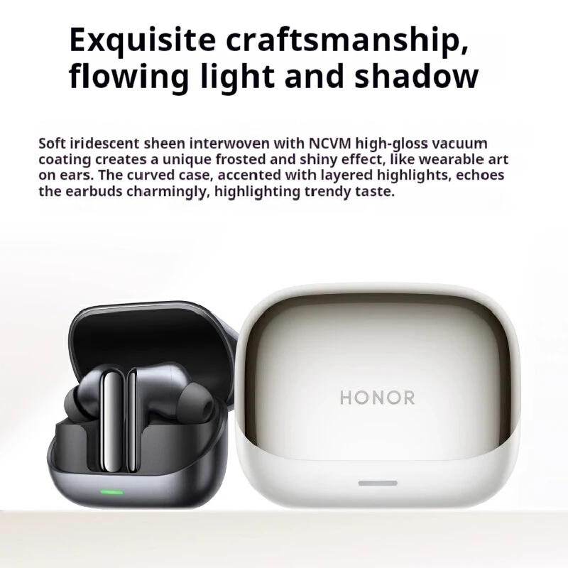 Original for Honor Earbuds 4 in Ear ANC Noise Reduction Sport IP54 Waterproof Long Range Gaming Low Latency Bluetooth Earbuds