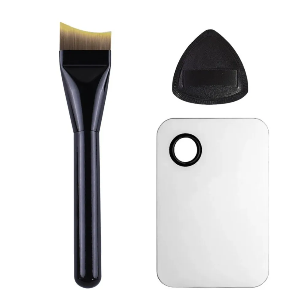 Ultra-thin Foundation Brush Makeup Mixing Palette for Foundation Lipstick Eye Shadow Triangle Cosmetic Puff Make Up Tools Set