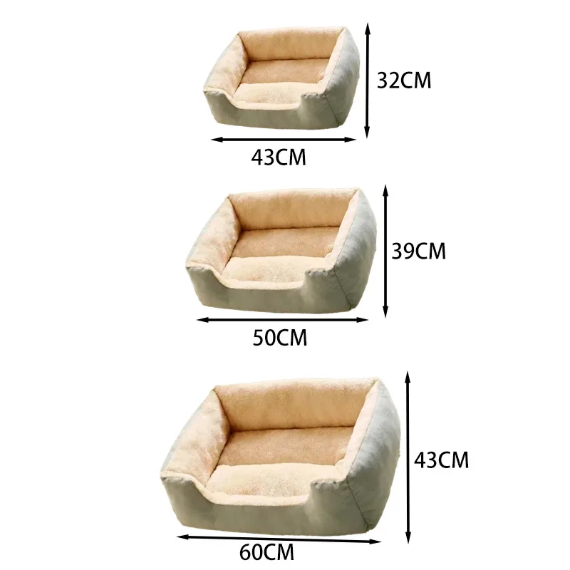 Bed for Cats Pet Products Cat Bed Warm Cushions Kitten Goods Accessories Supplies Things Accessory Habitats Basket House Bed Pet