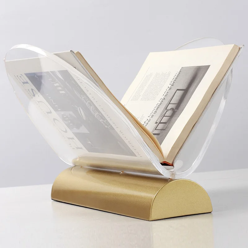 

Modern simple acrylic metal butterfly magazine bookshelf book file ornament model room home study decoration combination