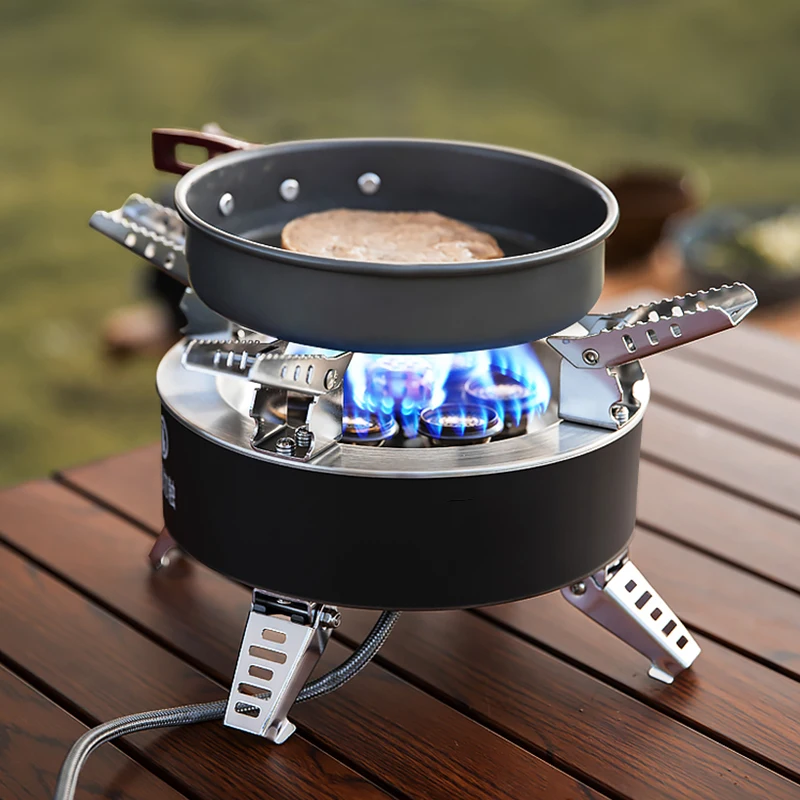 Butane Outdoor Gas Stove Outdoor Stove Stainless steel Base Camping Supplies Export Outdoor Cooker