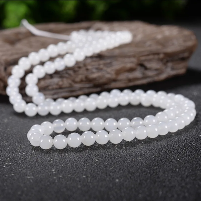 

Ювелирные изделия из натурального нефрита Хэтянь 108, подвесная веревка из бисера, мужская и женская нефритовая подвеска