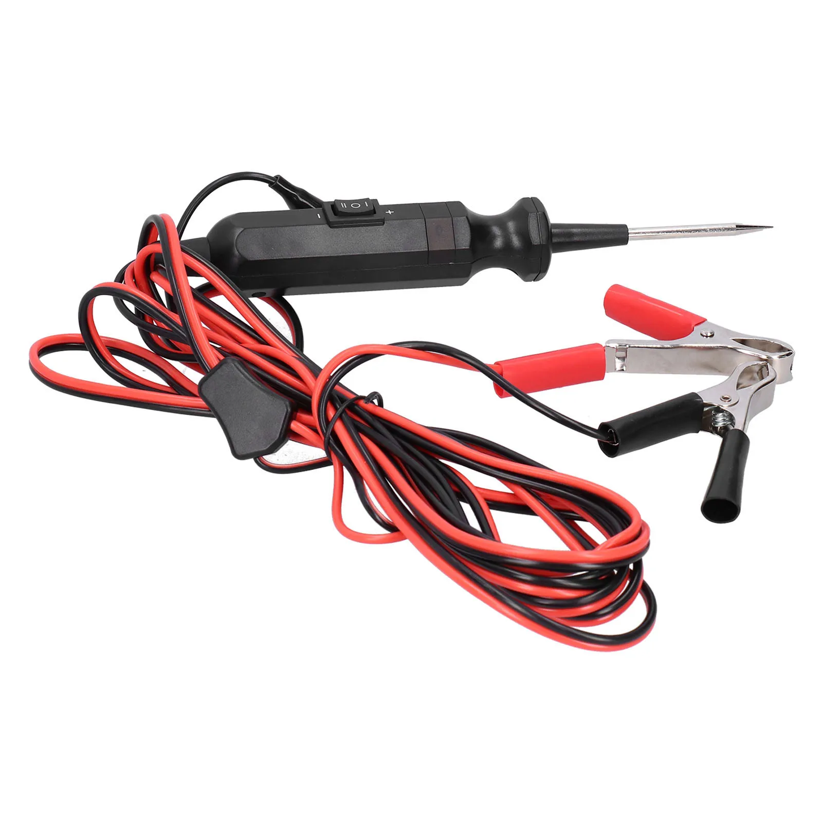 DY18 Portable Automotive Circuit Tester with 4m Cable 10A Protection and Dual LED Indicators for Positive Negative