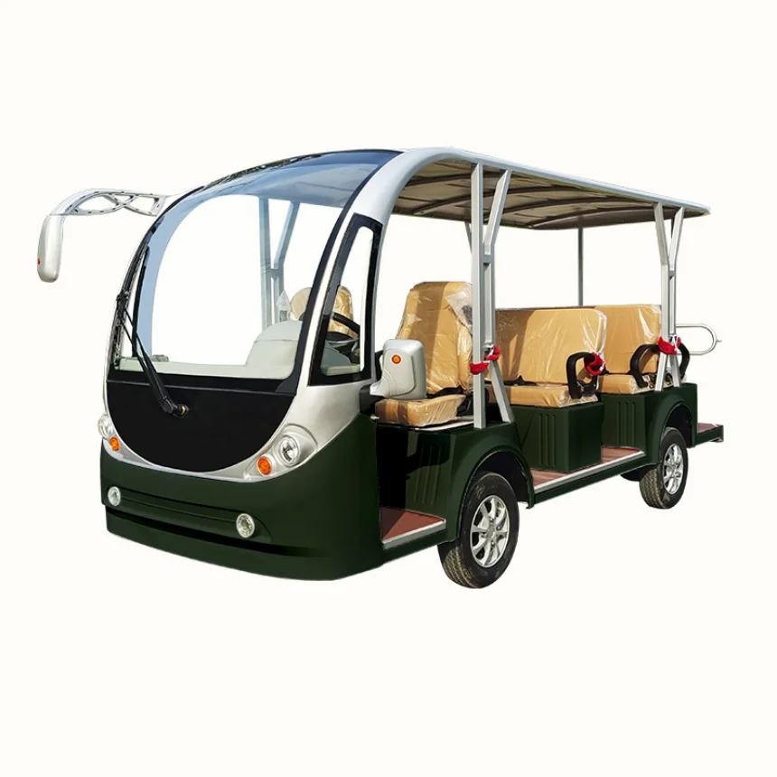 Electric Vehicles That Comply With Road Regulations, 17-Seat Scenic Sightseeing Vehicles,Used for Campus Sales Office Pick-Up