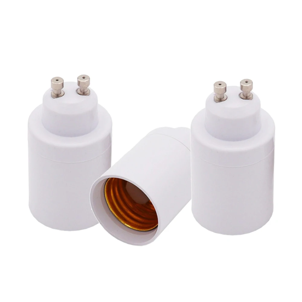 5 Pcs/Lot GU10 To E27 Lamp Holder Converter Flame Retardant PC Light Socket GU10-E27 Lamp Base For LED Light Bulb Heat-resistant