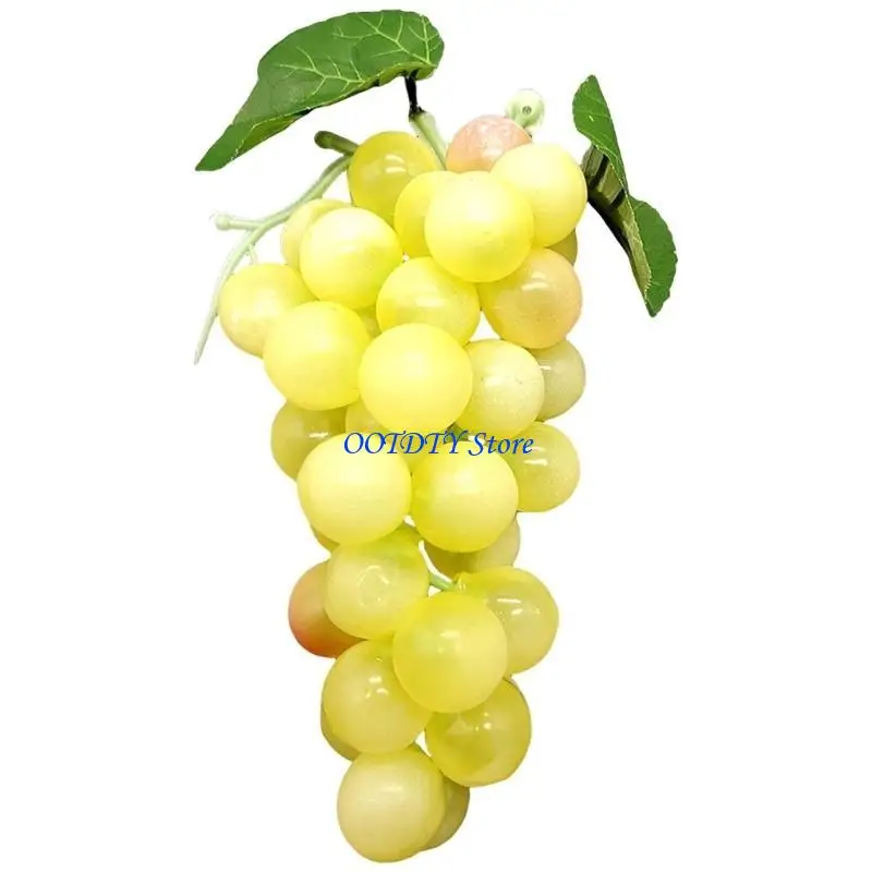 367A Durable Plastic Simulation Grapes Model for Home Adornment Event Planning Restaurant Showcases and Photography Property