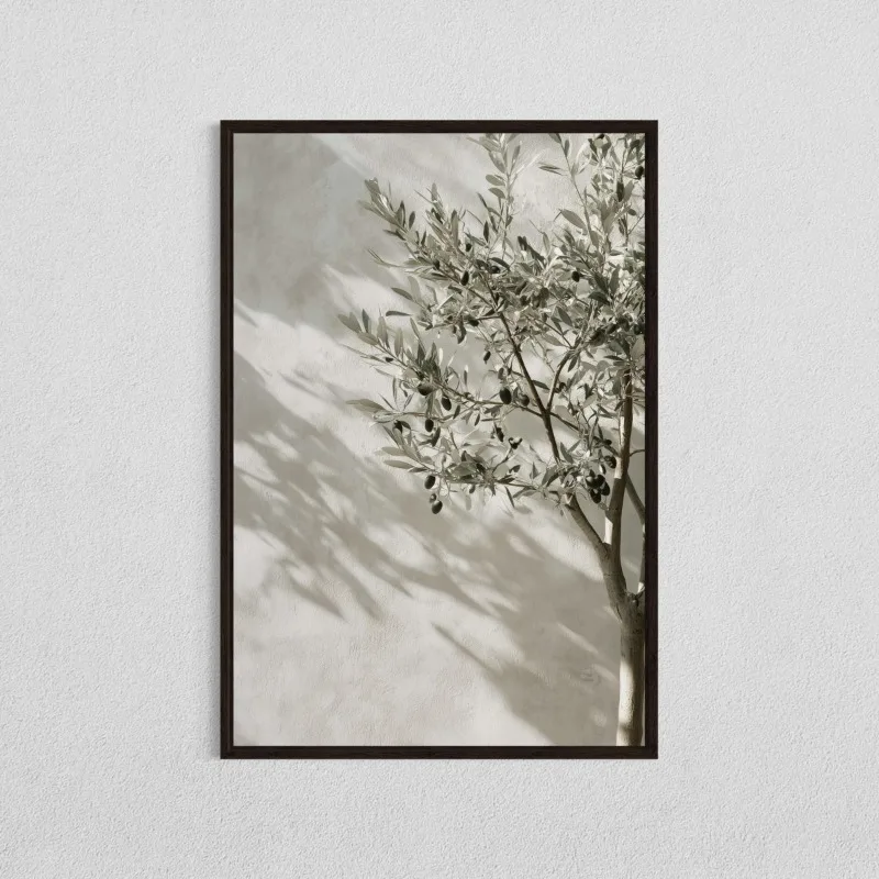 2026 Minimalist Nature Botanical Olive Tree Pottery Poster Mediterranean Still Life Canvas Painting Wall Art Rustic Room Home De
