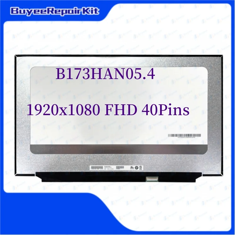 Original New 17.3 inch LCD Screen B173HAN04.5 Display Panel 1920x1080 FHD 40 Pins For Laptop MSI-17F2