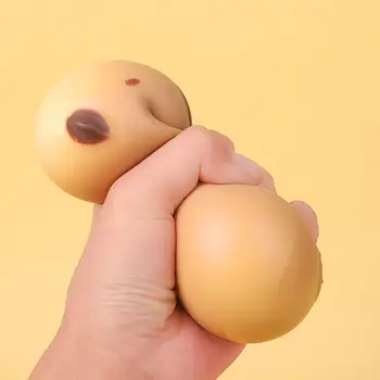 水豚慢回彈玩具,緩解壓力,可愛水豚造型擠壓球,柔軟萌系動物玩具,兒童生日禮物 12 最佳銷售 卡哇伊 - №6