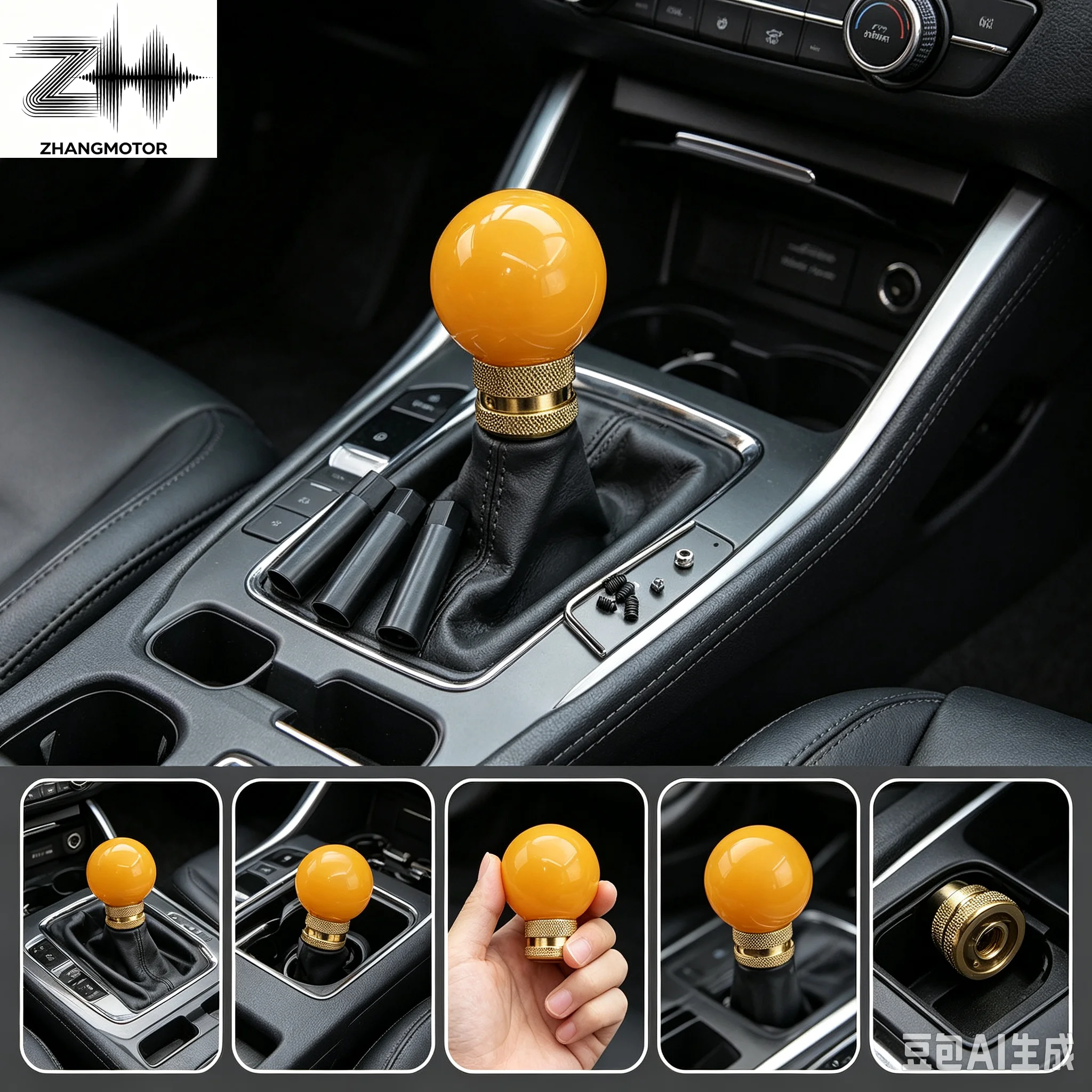 Car Resin MT PU Gear Shift Knob Gear Shifter Stick Lever Headball Fit For Honda Toyota Nissan Mitsubishi Ford Chevrolet Subaru