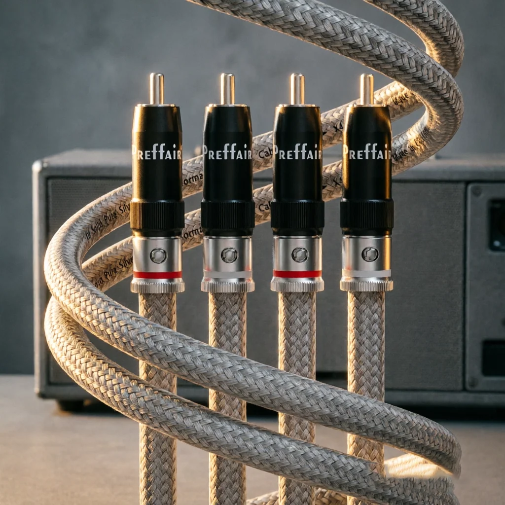 99.998% Solid PSS Core HiFi Audio Interconnect for Subwoofer/DAC/Amp –0.5mm OD (X454R1783 & X454R1751)