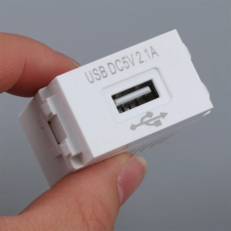 1Pc Mobiele Telefoon Oplaadpaneel Usb Power Module 220V Socket 5V Transformator 2.1a Usb Opladen Stopcontact Schakelende Adapter