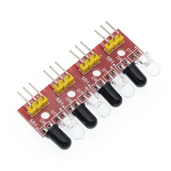 4-channel infrared detection tracking photoelectric sensor intelligent car tracking module black and white line recognition