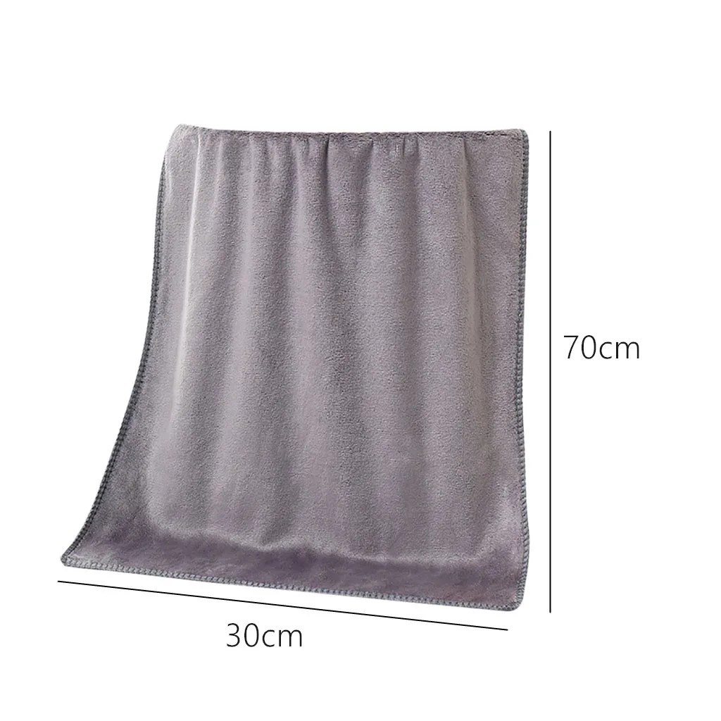 1PCS Microfiber Bath Dry Hair Towel Soft Thickened Bath Towel Absorbent Sports Towel Household Comfortable Bathing Towel