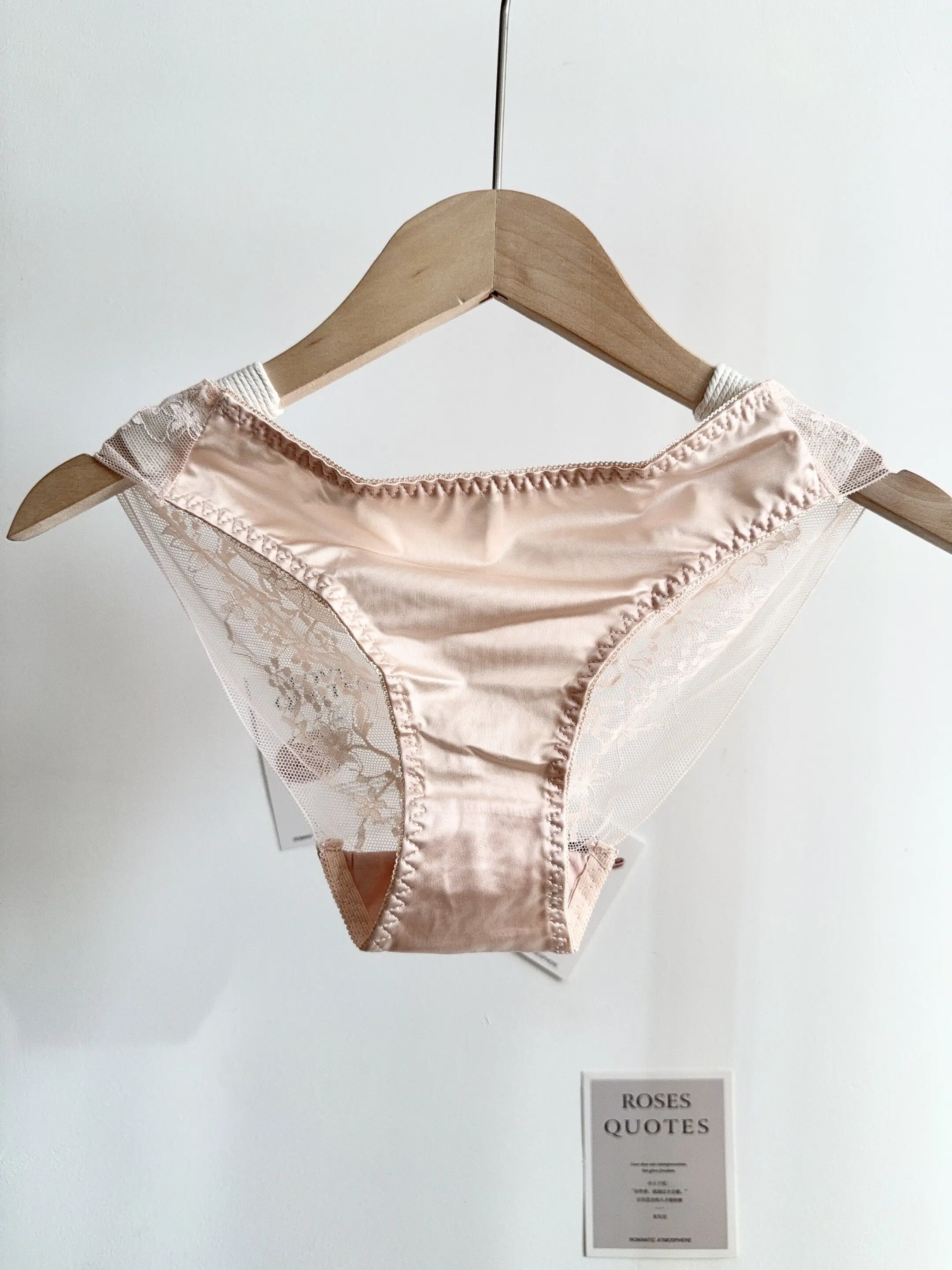 Conjunto de Lencería de Encaje Cómodo para Mujer, Sujetador con Aros Suaves, Copa Delgada, Push-Up, Transpirable, Ropa Interior para Mujeres con Busto Pequeño