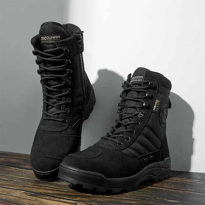 

Motorcycle Boots Military Boots Men Motorcycle Off-road Desert Boots Racing Motorcycle Shoes Breathable Motorcycle Riding Women