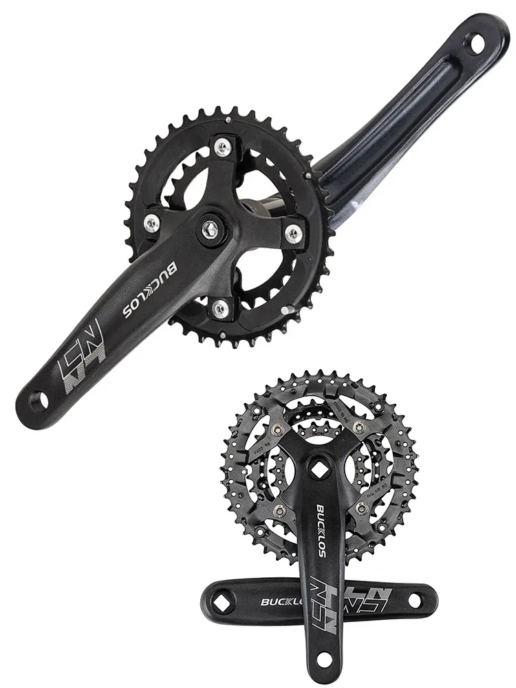 AliExpress BUCKLOS Mtb Crankset 104/64 BCD Bicycle Crankset 3*9S 3*10S Triple speed Mountain Bike Crank Set 2*10S Square Crank Bike Part