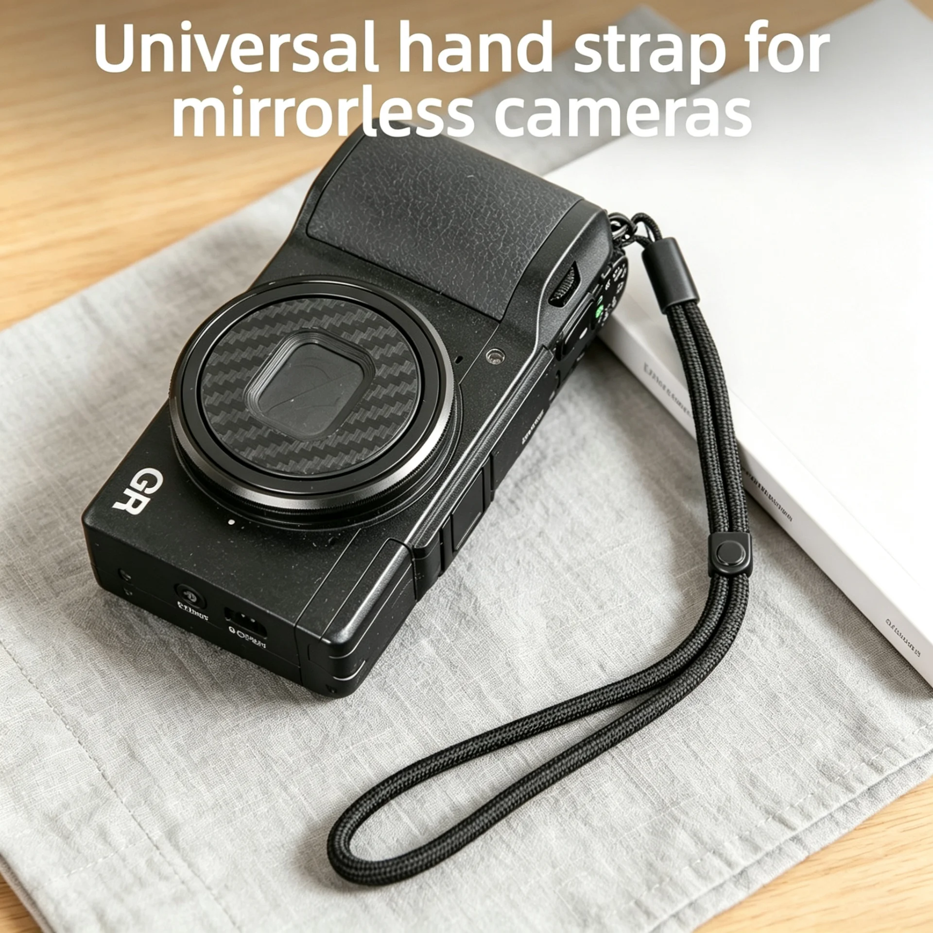 Durable 15kg Load Anti-Fall Neck Sling & Wrist Strap for Ricoh GR2 GR3 GR3x Sony ZV1 Canon G7X G7X2 Fuji Camera Gear