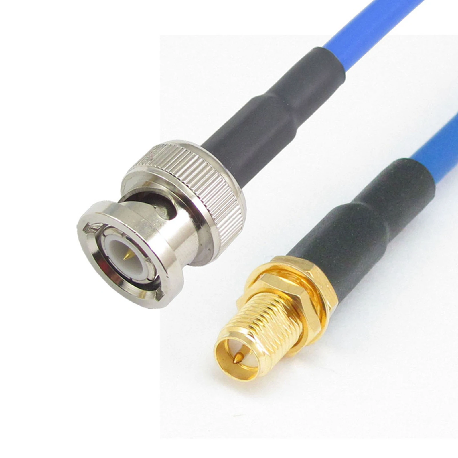 BNC Male to RP-SMA Female (Male Pin) RG402 Semi Rigid Flexible Coaxial Cable Low Loss RF 50ohms Coax Koaxial Kable