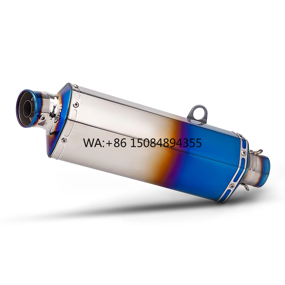 

Universal 51mm Motorcycle Exhaust Muffler New Condition Fits Z900 GSXR1000 SV650 R6 R3 ZX6R ZX10 K7 MT07 T58 Z400 CRF1000