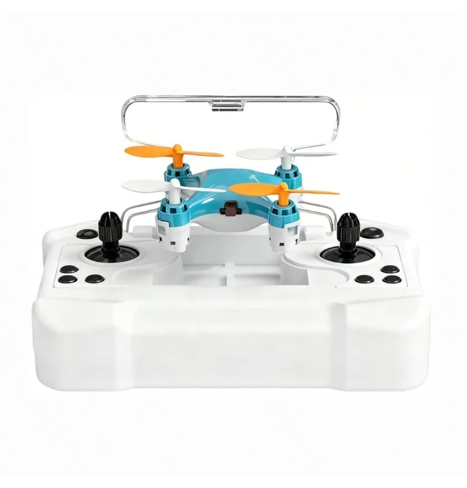 

ABS Mini Remote Control Aircraft Flying with Light Rotation Remote Control Drone Rechargeable Durable