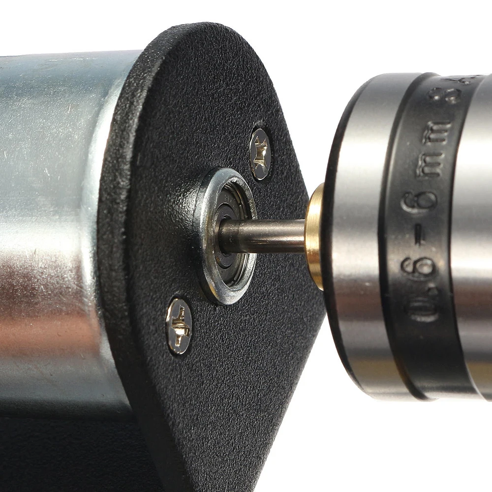 DC 12V-36V Lathe Press 555 Motor with Miniature Hand Drill Chuck and Mounting Bracket DIY Tool Set