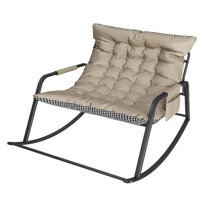 # Lounge Recliner Breathable Rocking Chair With Storage And Cushions For Dining And Bedroom