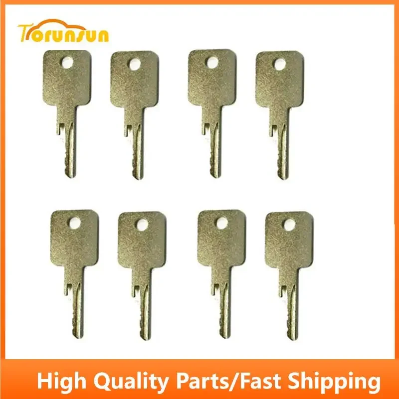 

8PCS D250 Key Fit For Case Backhoe & Skid Steer Equipment Key