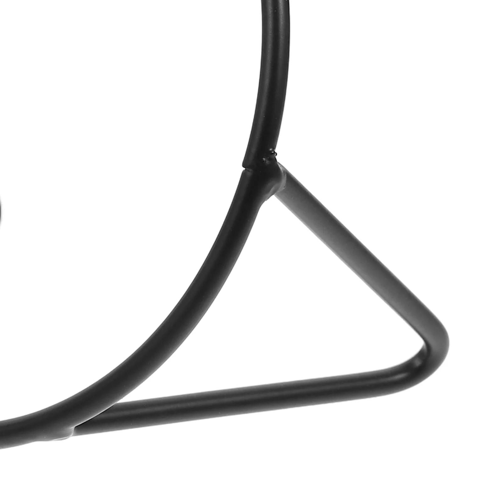Suporte de ferro suporte de cristal esfera rack de exibição olhando globo titular base metal jardim grés artesanato decoração