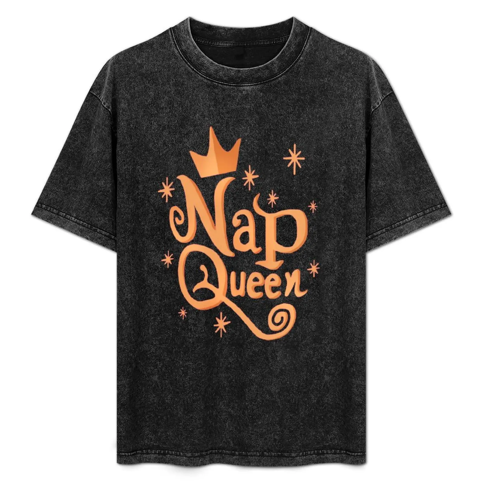 

Nap Queen - Princess Slumber Party T-Shirt Simple Casual Short Sleeve Tee