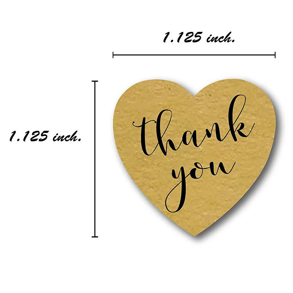 ملصقات عيد الحب على شكل قلب ذاتية اللصق يمكنك صنعها بنفسك ملصقات تعبئة الهدايا ورق الكرافت تغليف التصاق قوي للحلوى #3