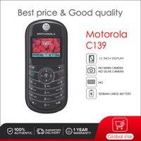 Original Motorola C139 Unlocked Refurbished Mobile Phone GSM 850 / 900 / 1800 / 1900 Good Quality With 1 Year Warranty