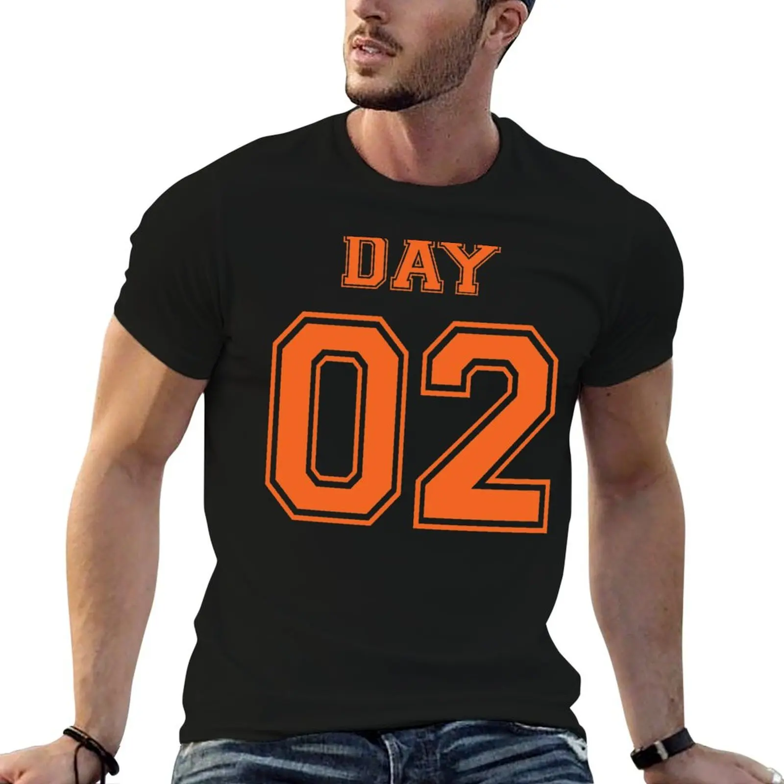

The Foxhole Court Day orange T-Shirt t shirts for man cotton funny t shirts for man graphic funny T-Shirt
