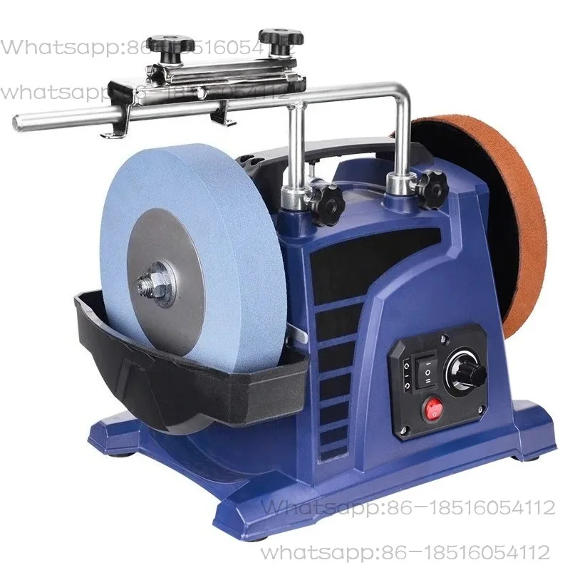 8inch Low-Speed Water-Cooled Knife Sharpener For Household Woodworking Tools Engraving Knives Chisels Electric Knife Grinder